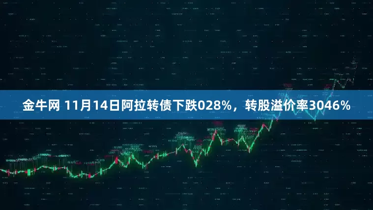 金牛网 11月14日阿拉转债下跌028%，转股溢价率3046%