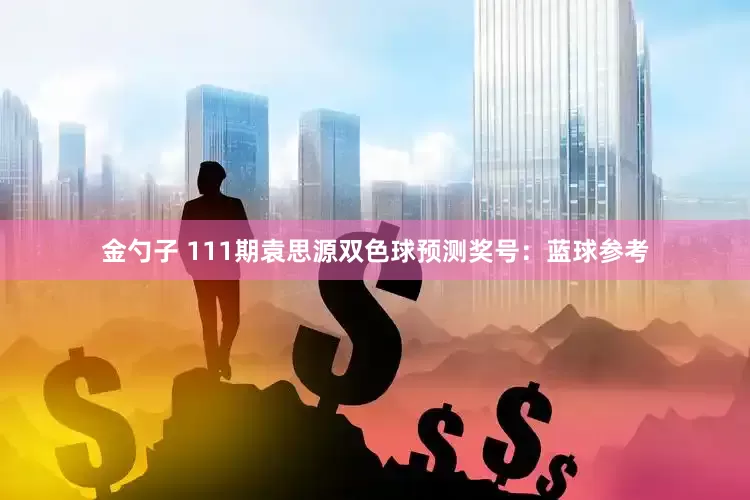 金勺子 111期袁思源双色球预测奖号：蓝球参考